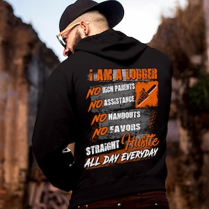 Moletom com capuz Xmas Logger / Camiseta Logger / Camiseta Logger / Presente Logger / Moletom Logger / Camisa I am A Logger