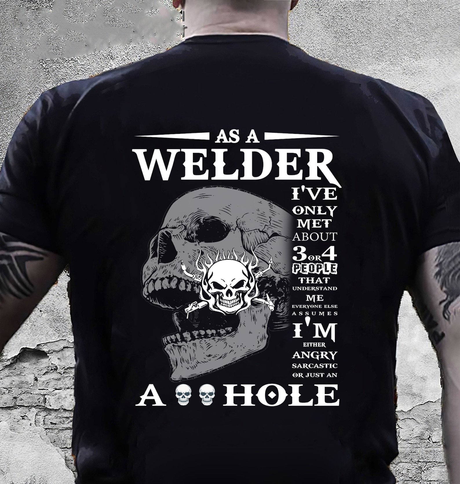 welder shirt design