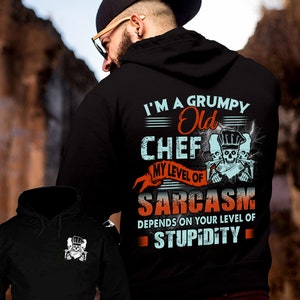 Chef Tee Shirts / Chef Shirt / Chef T-shirt / Gift For Cook Lover / Best Food Maker / Gift For Chef Lover / I&#39;m a Grumpy Chef Shirt
