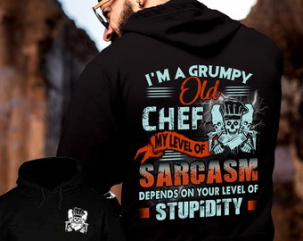 Chef Tee Shirts / Chef Shirt / Chef T-shirt / Gift For Cook Lover / Best Food Maker / Gift For Chef Lover / I'm a Grumpy Chef Shirt
