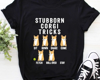 Corgi Shirt /  Corgi Halloween Shirt /  Corgi Gift / Halloween Gift / Gift for Corgi Lovers / Funny Personal Stalker Dog Corgi Shirt