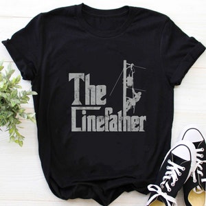 Camicia elettrica / Camicia Lineman / T-shirt Lineman / Regalo Lineman / Regali per la festa del papà Linefather Camicia elettrica Lineman Father
