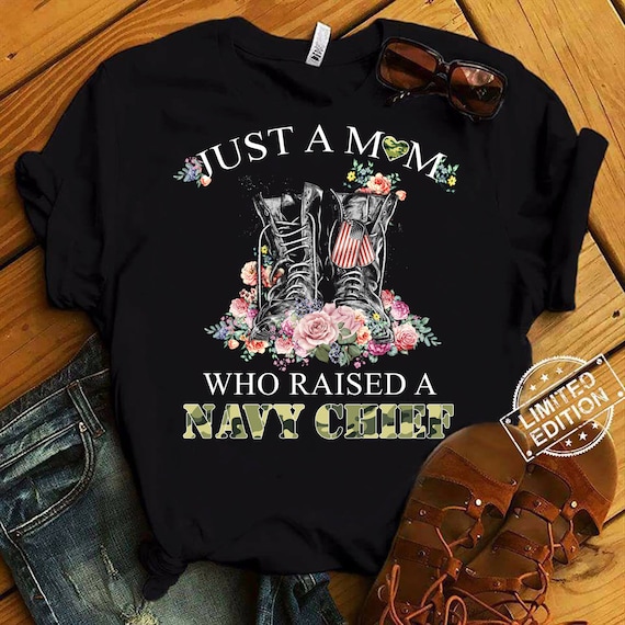Just A Mom Who Raised A Soldier T-Shirt Veteran Gift Just A Mom Who Raised A Soldier T-Shirt Veteran Gift