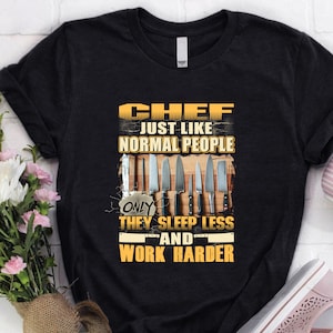 Chef Xmas Shirt / Chef Hoodie / Chef Shirt / Chef T-shirt / Chef Gift / Chef Sweatshirt / Chef Just Like Normal People Only They Sleep Shirt