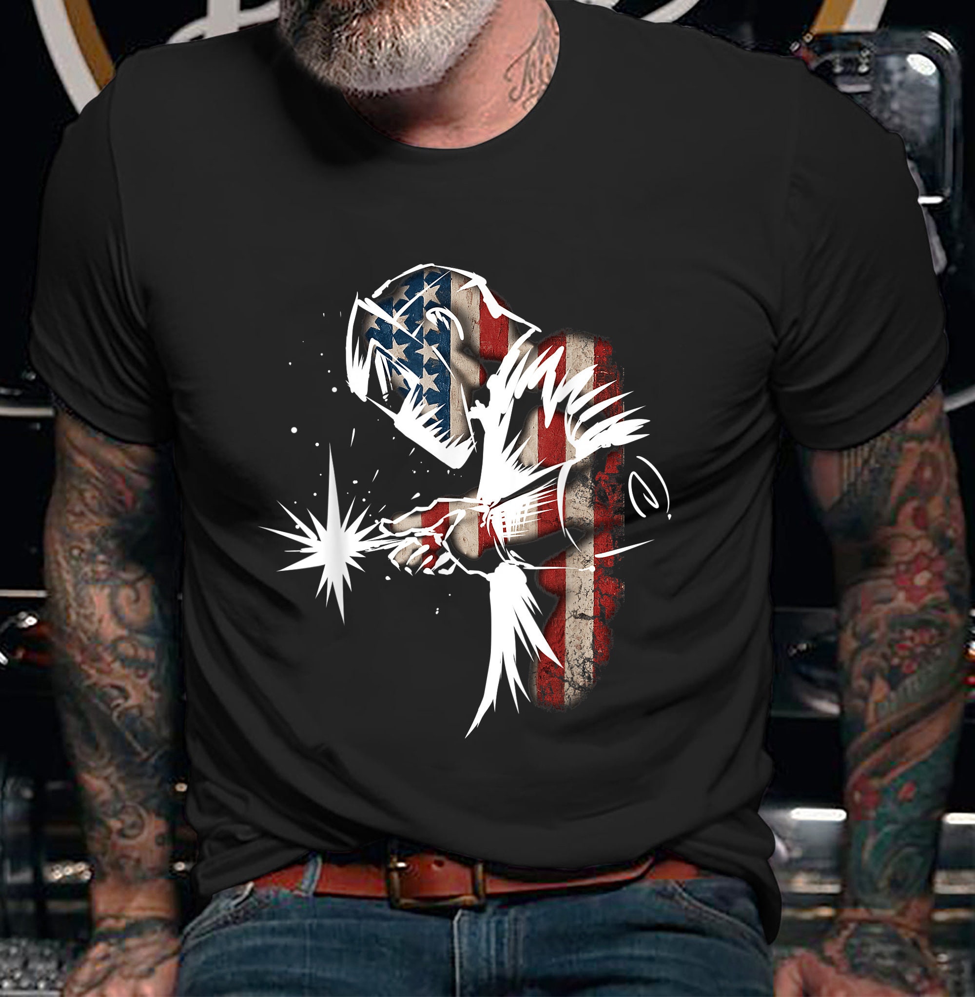 welder shirt design