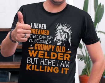 Camiseta de soldador gruñón: regalo divertido para soldar