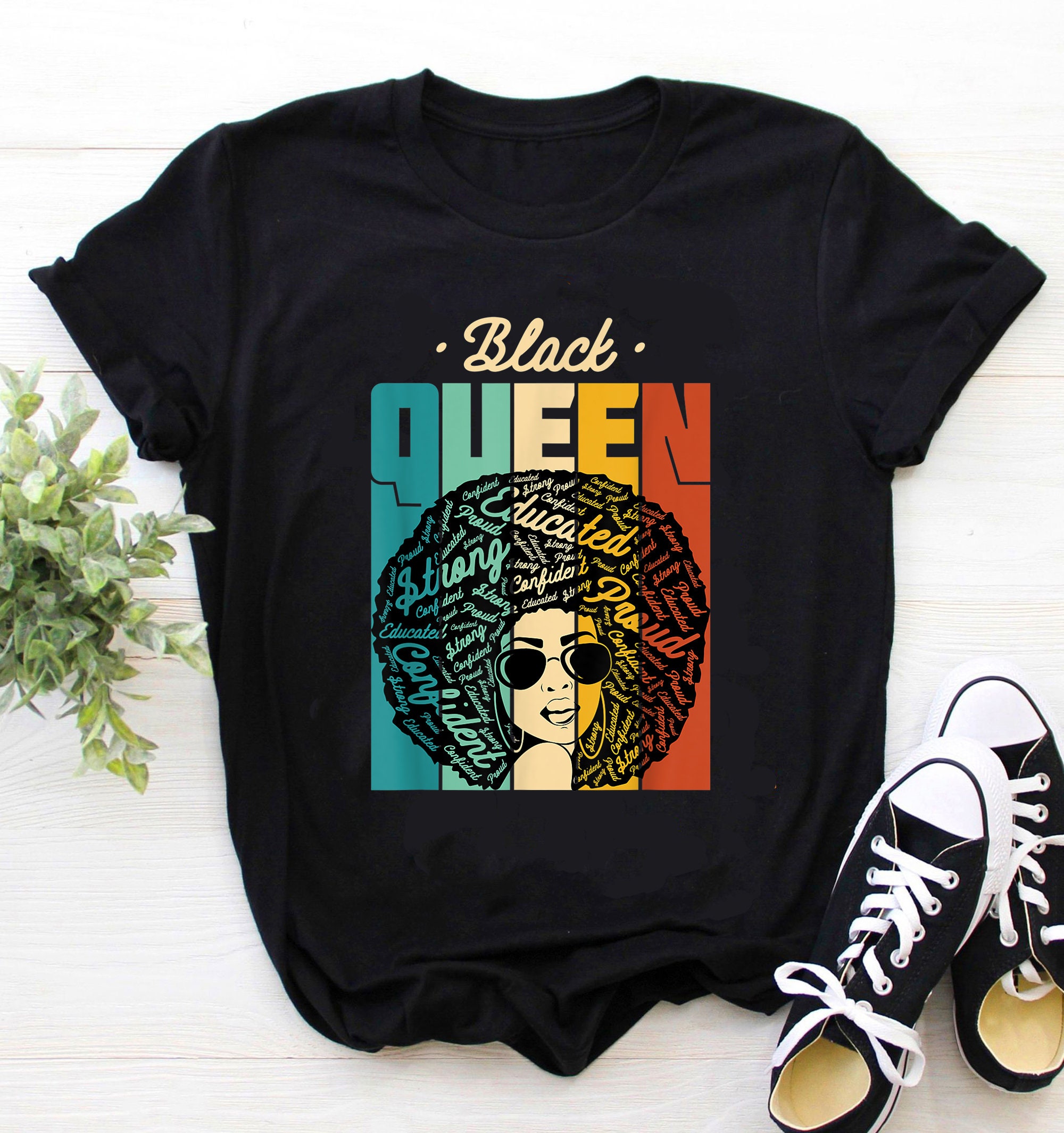 Black Girl Shirt, Black Queen T-shirt, African American Shirt for