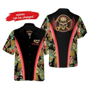 Personalized Carpenter Hawaii Shirt / Carpenter Hawaiian Shirt / Carpenter Beach Shirt / Carpenter Tropical Custom Hawaiian Shirt