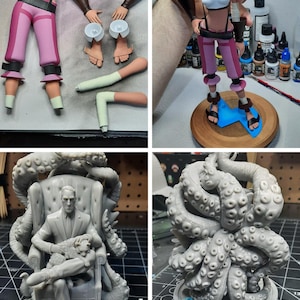 Custom 3D Print Service | Resin & FDM | Miniatures, Parts, Models afbeelding 8