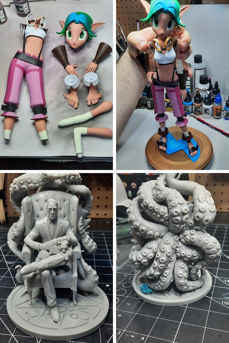 Custom 3D Print Service | Resin & FDM | Miniatures, Parts, Models afbeelding 8