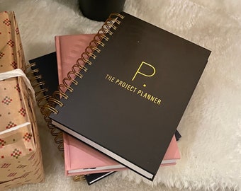 The Undated Project Planner: Black Spiral Bound