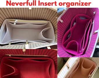 Neverfull PM MM GM Handbag organizer Insert Liner -Free uk delivery