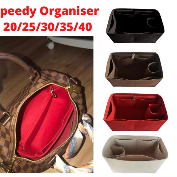For LV SPEEDY 20/25/30/35/40 Handbag organizer Insert Liner - Free UK delivery