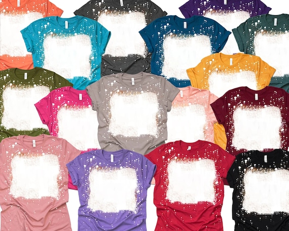 blank bleached shirts