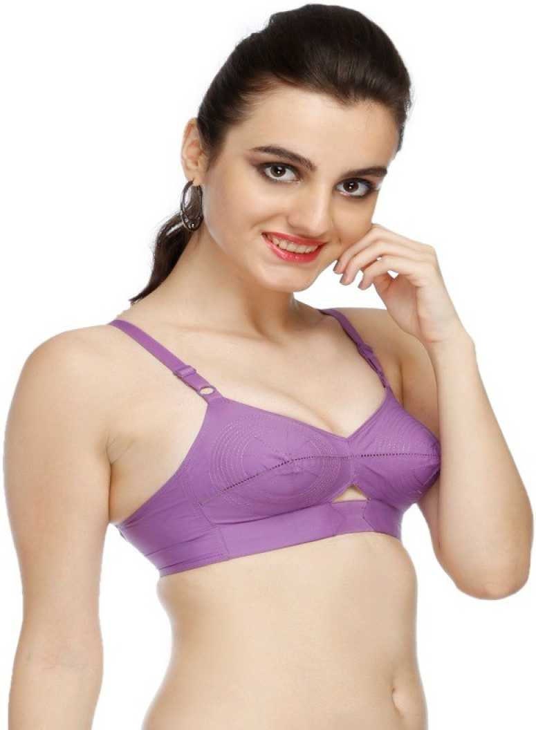 Winsome round stitch bra Women Full Coverage Non Padded Bra - Buy