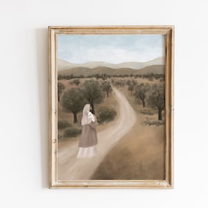 He&#39;ll Bring You Home | Jesus Print | Nature Jesus Art | Digital Download | LDS Jesus Artwork | Christian Art