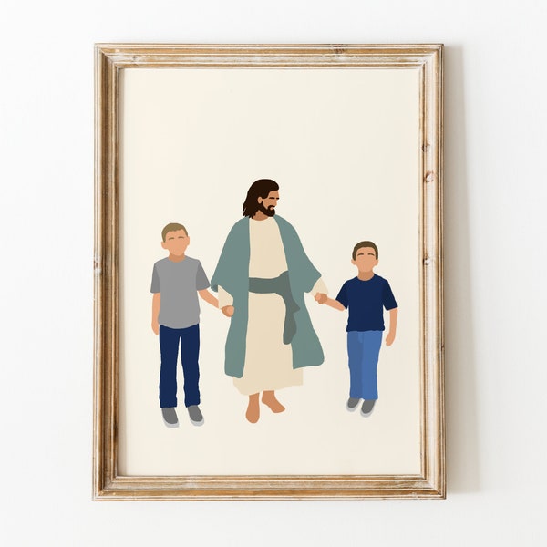 Portrait of Jesus - Etsy