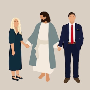 Custom Walking With Jesus Print | Custom with Jesus | Given as Digital