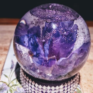 Globes d&#39;eau fleurs