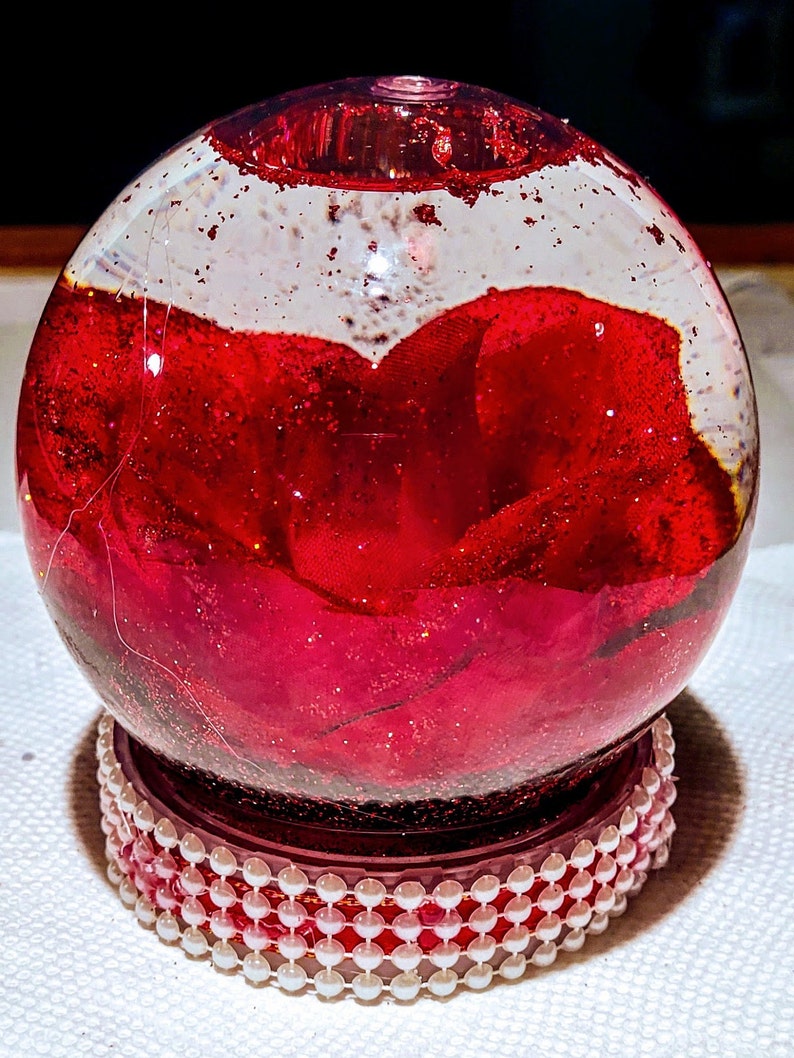 Flowers Water Globes Etsy