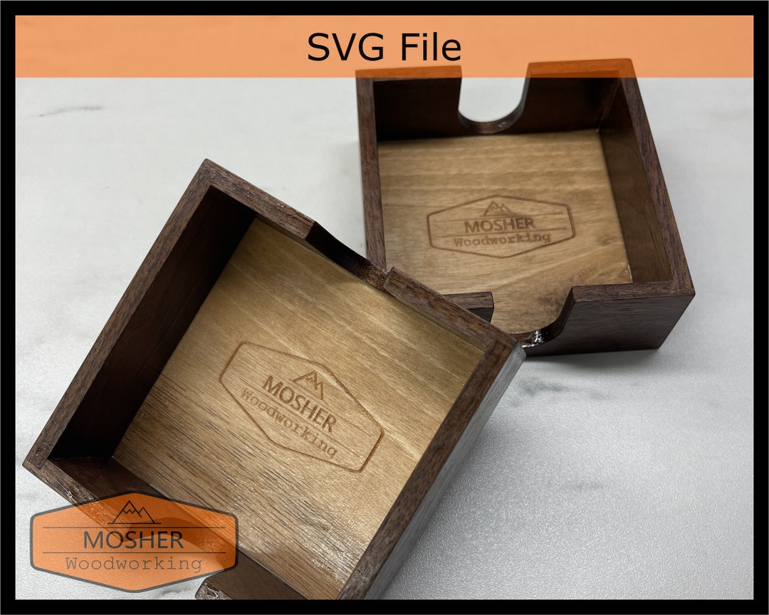 Coaster Holder SVG Etsy