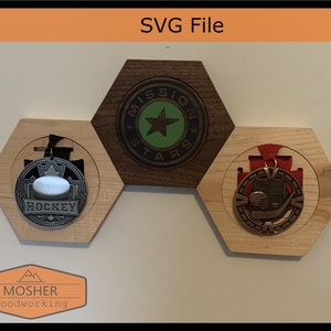 Modulaire display voor sportmedailles