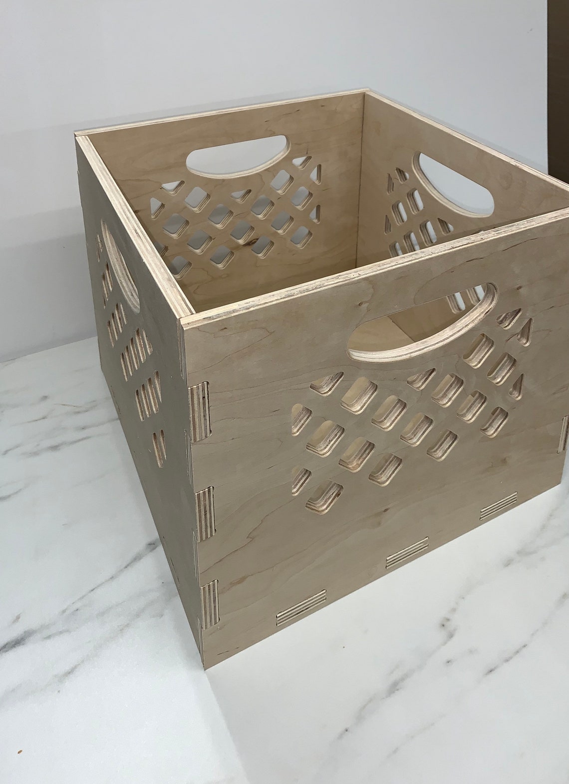 Vinyl Record Box Milk Crate Storage Etsy