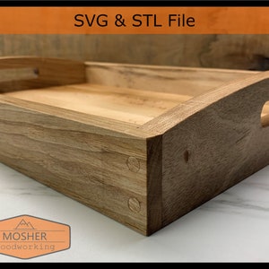 Archivos SVG y STL de bandejas para servir