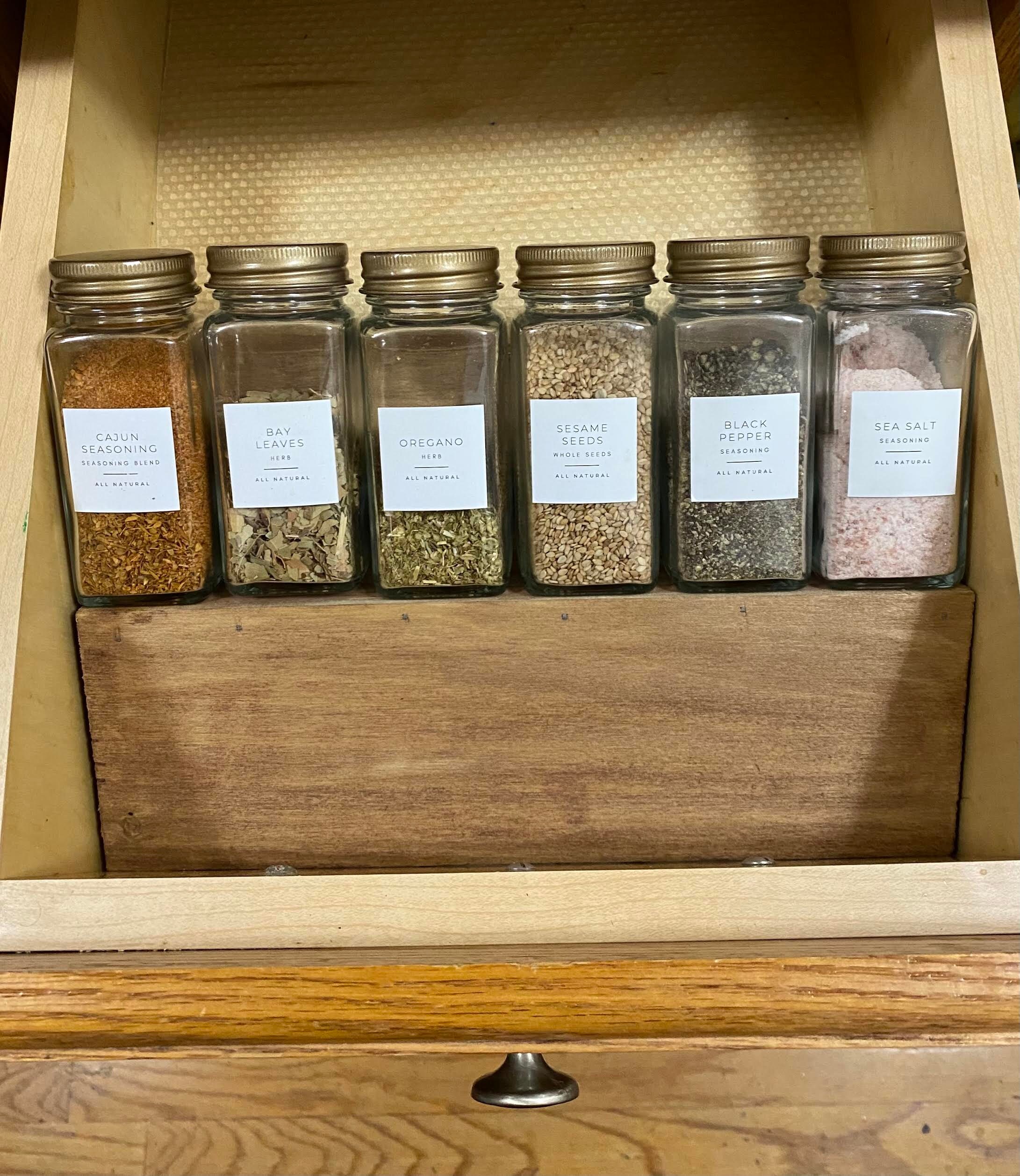 Spice Rack Organizer Riser Drawer Insert Spice Etsy