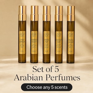 Perfume Sample Set • Choose Any 5 Fragrances, Travel Size