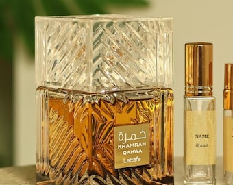 Khamrah QAHWA Lattafa Perfume Sample: Middle Eastern Travel Size