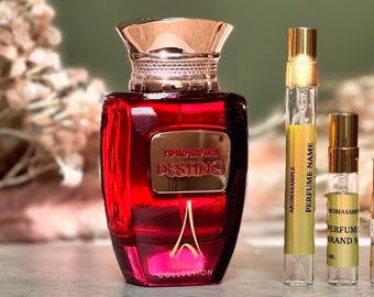 DESTINO Al Haramain Perfume Sample | Marshmallow, Orange Blossom, Raspberry | Inspired by Oriana
