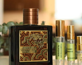 Qaed Al Fursan UNTAMED Lattafa Perfume Sample: Woody Spicy Scent