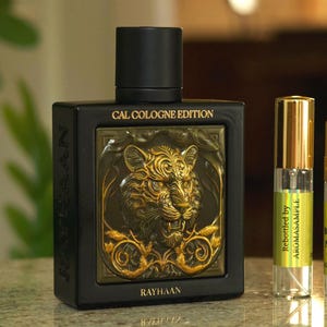 Tiger Perfume Sample • Rayhaan Fragrance • Spicy Nutmeg Amber • Woody Incense Men’s Scent