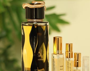Teriaq INTENSE Lattafa Perfume Sample: Middle Eastern Travel Size
