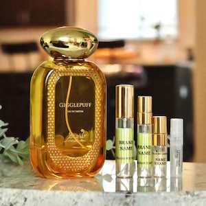 GIGGLEPUFF Hekaat Attar Perfume Sample 1 ml, 2ml, 3ml, 5ml, 10ml | Middle Eastern Arab Sample Bundle |  Gifts | Best Lemon Vanilla Scent