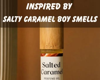 Salted Caramel Perfume Oil | Brown Sugar Butterscotch Clove Sea Salt | Gourmand Fragrance Oil Roller