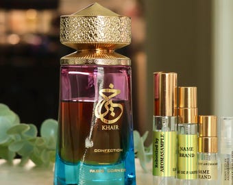 Khair CONFECTION Paris Corner Perfume SAMPLE 1ml 2ml 3ml 5 ml 10ml | Middle Eastern Arab Sample | Fruity Summer Scent Scent