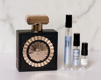 Lattafa Nebras Perfume Sample in quality glass atomizer 3ml, 5ml, 10ml | Customize atomizer with your name