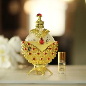 Khadlaj Hareem Al Sultan Gold Perfume Oil Sample: Floral Scent (1ml, 3ml)