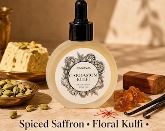 Cardamom Kulfi · 2-in-1 Perfume Body Elixir · With Apricot, Kukui Oil  · Handmade Small Batch