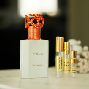MUSK 01 Swiss Arabian Perfume Sample 1ml 2ml 3ml 5ml 10ml | Middle Eastern Arab Sample Bundles | Travel Size | Gifts For Her