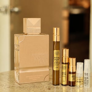 Al Haramain Amber Oud Gold Extreme Decant | Oriental Woody Unisex Sample | Vanilla Amber Musk