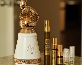 Fierte Luna Perfume Sample • French Avenue Fragrance • Honey Vanilla Tonka • Warm Citrus Gourmand