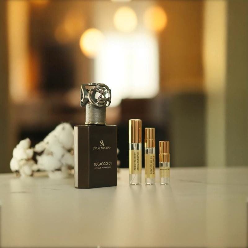 swiss arabian tobacco 01 Tobacco 01 Perfume Sample • Arabian Fragrance • Honey Amber Vanilla • Warm  Spicy Unisex Scent