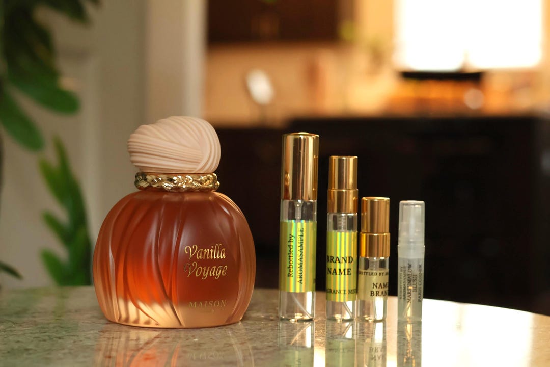 Vanilla Voyage Maison Asrar Perfume Sample: Caramel Honey Arab