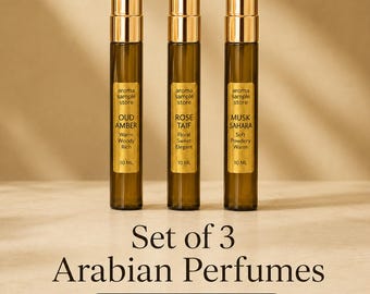Choose Any 3 Perfume Samples | Build Your Own Discovery Set | Middle Eastern & Arabic Perfume Sample Kit | Custom Scent Trio