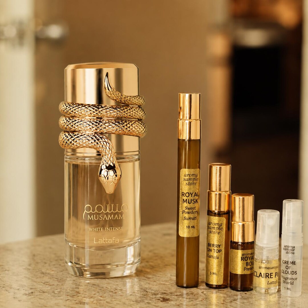 Musamam White Intense Lattafa Perfume Sample: Middle Eastern Arab