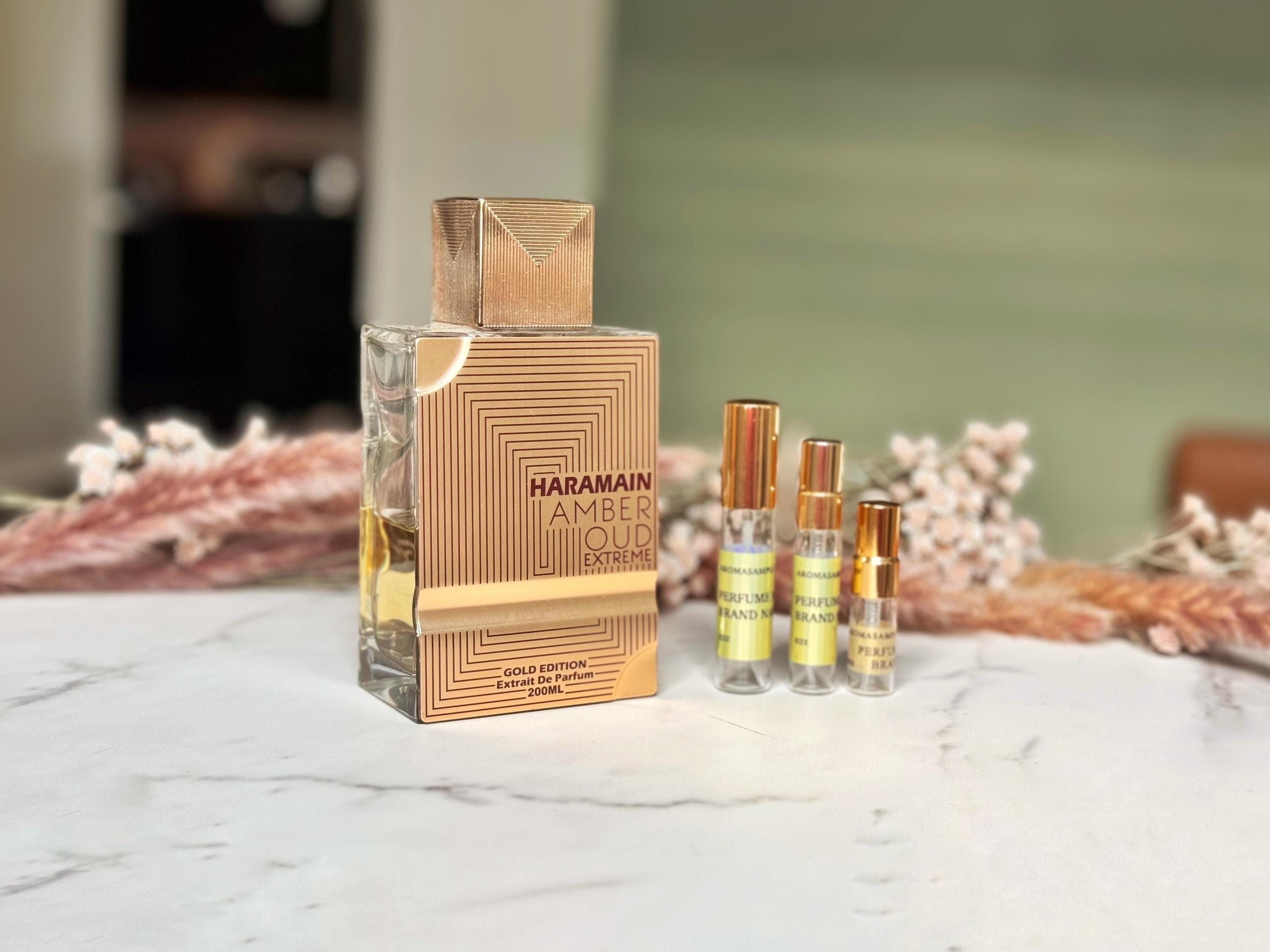 Amber Oud EXTREME Perfume Sample: Al Haramain Travel Size
