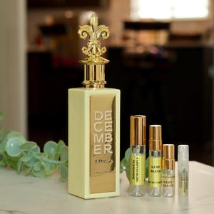 DECEMBER VANILLA Paris Corner SAMPLE in Glass Atomizer 1ml, 2ml, 3ml, 5ml, 10ml | Middle Eastern Arab Samples | Sugared Patchouli Scent